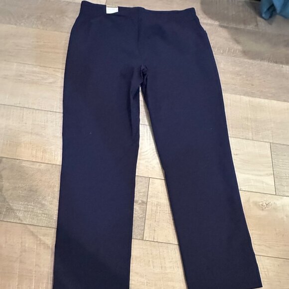 CHICOS WOMENS BLUE PERFECT STRETCH 2.5 JOSIE SLIM ANKLE US SIZE 14 PANTS - Picture 11 of 14